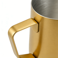 Pichet à lait commercial en acier inoxydable pour latte art, pichet à mousse de café, pichet à vapeur pour barista, équipement de café