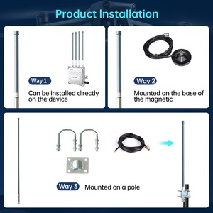 Dài khoảng cách 2400-2500mHz không thấm nước ngoài trời Omni <span class=keywords><strong>Directional</strong></span> 50cm tăng cao 7dBi 2.4 Gam <span class=keywords><strong>Wifi</strong></span> FPR sợi thủy tinh <span class=keywords><strong>Antenna</strong></span> - Product Image 6