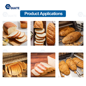 เครื่องหั่นขนมปังสแตนเลสเชิงพาณิชย์ ปรับระดับได้ เครื่องหั่นขนมปังปิ้ง เครื่องหั่นขนมปังแบบแนวนอน - Product Image 2