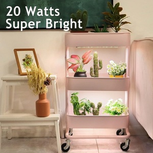 Luces de cultivo de 4 paneles para plantas de interior Piso Espectro completo 1-4 Temporizador de Halo blanco 3 modos de luz 10 Atenuación - Product Image 6