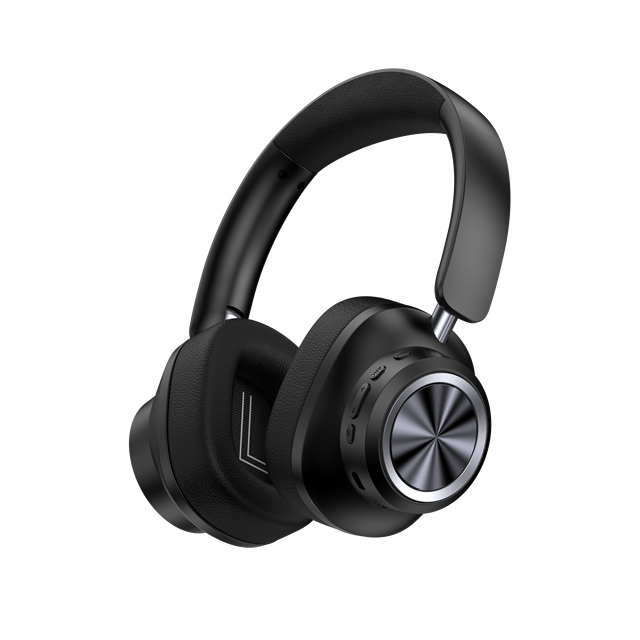 Wireless Over-Ear ANC Headphones with Foldable Design 6.0 With Aluminum CD Finish