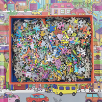 Service complet sur mesure pour la fabrication de jeux de puzzles en papier 16x20, personnalisation en gros de 100, 200, 4000 pièces