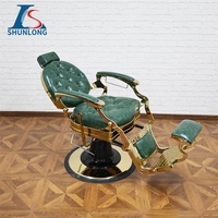 Chaise de salon de coiffure haut de gamme équipement de salon de coiffure antique salon de chaises de barbier professionnel