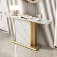 Table console d'angle de luxe au design solide pour couloir, table d'angle décorative pour salon, mobilier domestique