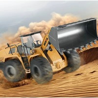 YT HUINA 1583 2.4G Escala 1/14 22CH Bulldozer RC de Metal, 45 Minutos de Juego, Camiones de Construcción RC, Juguetes RTR