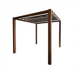 Boerderijtuin Onderhoudsarme Bamboe <span class=keywords><strong>Pergola</strong></span> van Strandgeweven Bamboe - Product Image 6