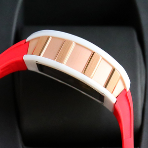 Nuevo Reloj Mecánico 2025 Rm con Caja de Cerámica Blanca en Forma de Barril, Esfera Esqueletizada, Diseño de Armadura Samurai y Tourbillon, Reloj de Pulsera Deportivo de Lujo - Product Image 4