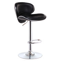 Ensemble de table et de chaises de bar de haute qualité en acier inoxydable avec dossier papillon, chaises de restaurant et tabourets de bar en gros