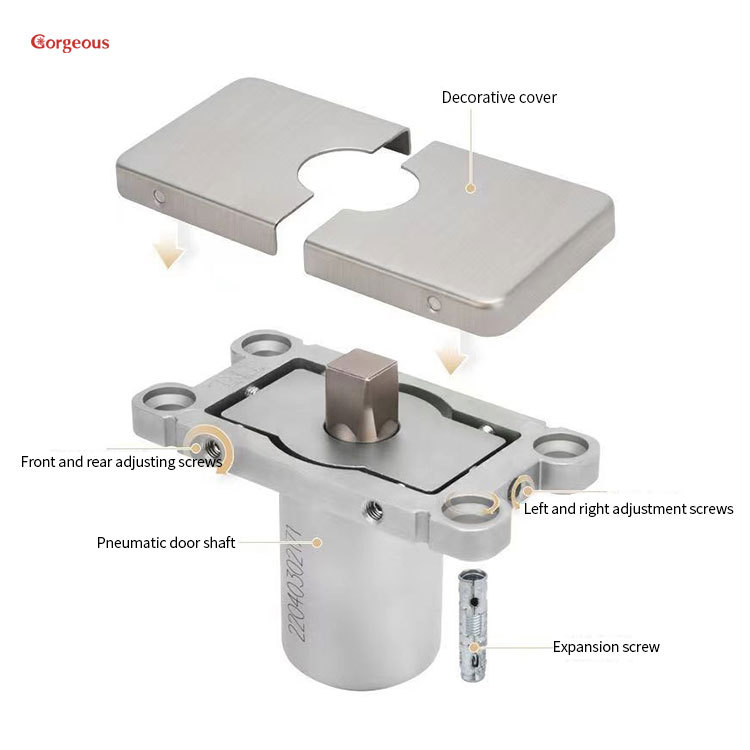 360 Rotation 90 Positioning Concealed Closer