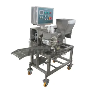High capacity meat pie maker machines chicken nugget onion rings forming breading frying production line