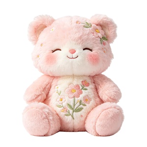 Peluche de Mensajero Floral, Muñeco de Peluche Suave, Compañero de Sueño para Niños, Peluche Reconfortante, Diseño Personalizado - Product Image 1