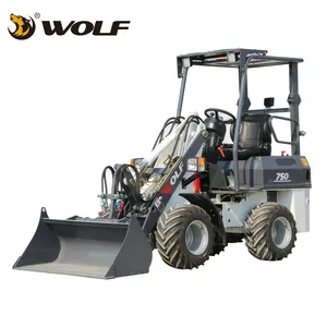 Wolf 0,6 Tonnen Mini750 Hydro statischer Mini-Radlader Radlader/Lader für landwirtschaft liche Maschinen