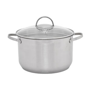 Ensemble de casseroles <span class=keywords><strong>Lechen</strong></span> Modern 8 pièces en acier inoxydable à double fond extra épais, compatible lave-vaisselle, écologique, 16-28 cm - Product Image 2