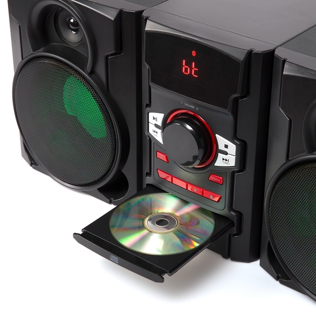 Popular Black CD Player Home Theater System with Digital FM Radio Remote Control Supports Computer & Mobile Phone 110-230V