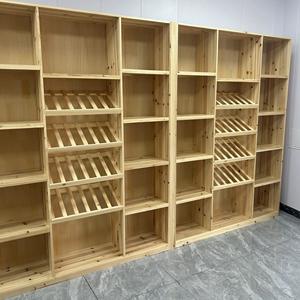 Espositore per Vini Moderno e Lussuoso in Legno e Acciaio con Ripiani Regolabili, Autoportante e Resistente - Product Image 2