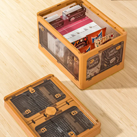 Boîte de rangement en plastique Boîte à chaussures Rangement en plastique Transparent Organisateur de coffre de voiture