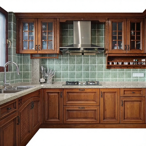 Mobili da Cucina in Legno Massello su Misura per Tutta la Casa, Armadietti in Stile Naturale, Moderni Mobili da Cucina Integrati - Product Image 2