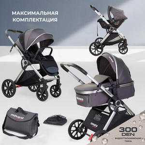 Ventes chaudes 2026 LEN 1888 CE 3Certificat Poussette pour bébé Cadre en alliage d'aluminium Multifonction Panier de couchage Convertible assis-decouché - Product Image 3