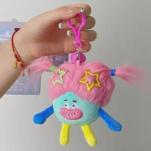 Fuente de fábrica imagen personalización <span class=keywords><strong>labios</strong></span> en forma de salchicha juguete de peluche pelo frito juguete de peluche monstruo muñeca llavero regalo para niños - Product Image 5