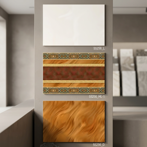 Carreaux muraux extérieurs en céramique brillante à motif floral effet brique, impression numérique 12x18, 300x450mm, Indian Vistaar - Vente chaude - Product Image 3