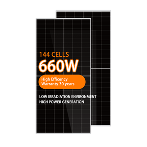 Panneau solaire bifacial double vitrage BLUESUN Factory 660W HPBC 2.0 BC Module PV OEM ODM - Product Image 3