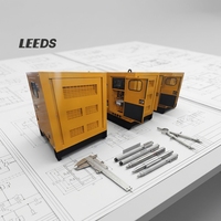 LEEDS 7,5KW/8KW Leiser Dieselgenerator mit Autostart für den Heimgebrauch 220V/380V Nennspannung 60HZ Dreiphasig