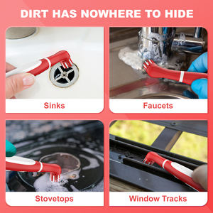 CE IPX6 Customized Color 12000rpm 4 in 1 Multifunction USB Charging Sonic Scrubber <strong>Electric</strong> Shoe <strong>Cleaning</strong> <strong>Brush</strong> for Kitchen - Product Image 6