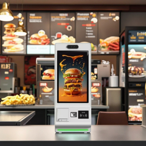 Nhà Hàng Nhanh Chóng Đặt Hàng Hệ Thống Máy Tính Để Bàn Cảm Ứng Đứng Kds Màn Hình Sức Khỏe Kiosk Máy Tính Bảng Cho Thực Phẩm Cửa Sổ Nhanh Tiền Mặt Cho Vay Không Có Tín Dụng - Product Image 6