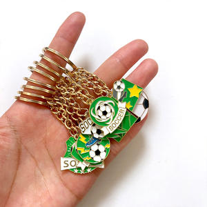 Porte-clés et pendentifs légers en alliage avec mousqueton, souvenirs de football de style dessin animé, pour la <span class=keywords><strong>FIFA</strong></span> 2026 - Product Image 3