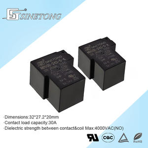 4-Pin 24V Electromagnetic PCB Power Relay Miniature 40A Load Current 1A High Power General Purpose Switch 4KV <b>Sealed</b> Relay - Product Image 2