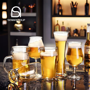Vasos de Cerveza de Borosilicato al por Mayor, Vaso de Cerveza de Media Yarda, 1 Litro, 330 ml, 200 ml, Jarra de Cerveza de Barril, Vasos de Cerveza Pilsner Personalizados - Product Image 1