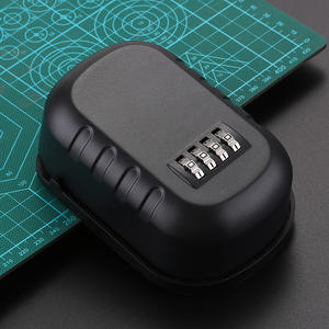 Caja de seguridad con combinación de código reiniciable, caja de seguridad portátil para montaje en pared, caja de seguridad impermeable para el hogar y la oficina - Product Image 3