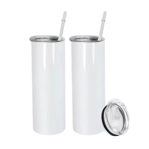 Vaso Térmico de Acero Inoxidable 304 de 30 oz para Sublimación, Recto, con Aislamiento Térmico para Bebidas Frías, con Pajita, para Automóvil - Product Image 3