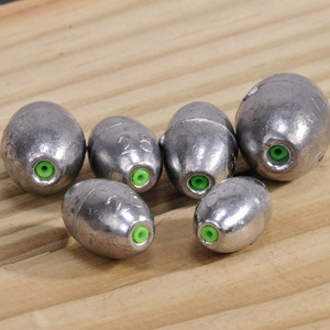 Plomada de Pesca Aohu, Forma de Oliva, 40g, con Núcleo de Plástico, para Pesca de Carpa - Product Image 1