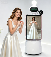 Station de kiosque photo robotisée intelligente Auto Magic Ramble pour iPad, idéale pour les mariages, les fêtes, les célébrations et les événements en location