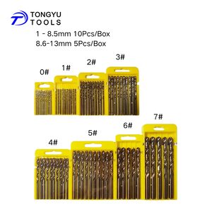 1-13mm M35 코발트 드릴 비트 배송 준비 완료, 스테인레스 스틸 단단한 금속용 헤비 듀티 HSS Co5 % DIN338 135 ° 분할 점 잡비트 - Product Image 5