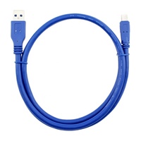 Kabel laki-laki 60cm USB 3.0 a ke Mini B 10 Pin, untuk cakram keras portabel