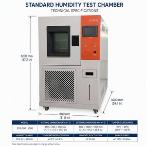Incubateur à température constante JY avec fluctuation de 0,1 SUS # Chambre climatique et d'humidité rapide de table en acier inoxydable 304 - Product Image 2
