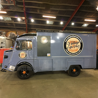 Camión de Comida Callejera Europeo Personalizado, Quiosco de Café, Autobús Móvil para Fiestas de Comida, Camión de Comida Móvil Económico, Camioneta Eléctrica para Helados