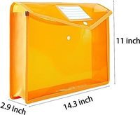 Organisateur de documents de portefeuille de fichiers extensible d'enveloppe A5 étanche avec fermeture à pression et pochette de fichiers de poche d'étiquettes