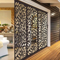 Panneau de cloisonnement moderne en aluminium CNC évidé pour villa, hôtel, revêtement mural, écologique, étanche, séparateur de pièce