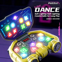Mini machine de jeu de danse personnalisée pour enfants, jouet interactif portable avec lumières clignotantes, anti-stress électrique, puzzle à pression rapide
