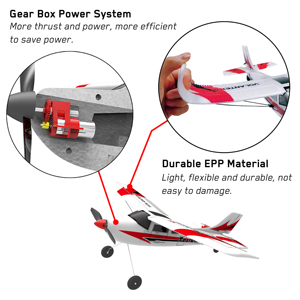 VOLANTEX 76101 U.S Cessna Trainstar Mini 400 RTF Aircraft Model RC Airplane Outdoor RC <strong>Plane</strong> 2.4Ghz Remote Control Toys Gifts - Product Image 3