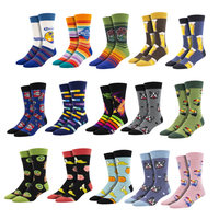 Vente en gros de chaussettes animées pour hommes de la mode masculine de personnalité Hip Hop drôle de bande dessinée chaussettes animées pour hommes
