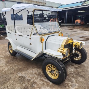 Vehículo Eléctrico Clásico Vintage Personalizado de Fábrica Directa para Turismo, Vehículo Multipasajeros para Proyectos de Turismo Cultural - Product Image 2
