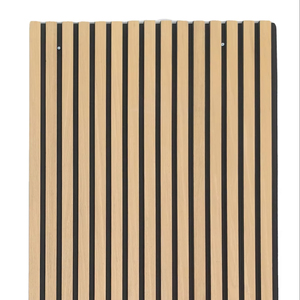 Groot Geluid Absorberen Dik Gefineerd Mdf Akupanel Akoestische Panelen Interieur Vaste 3d Akoestische Wandpanelen Voor Kantoor Muziekstudio
