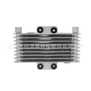 Zuqing Motorcycle Oil Cooler Eight Layer 252x132mm Silver M12 With <b>Clips</b> For 125-250cc ATV - Product Image 2