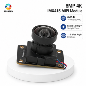 โมดูลกล้องแบบกำหนดเอง 8MP IMX415 MIPI ความละเอียด 4K UHD 3840x2160 Starlight 115 FOV IRCUT โรงงาน OEM ODM สำหรับการมองเห็นในงานอุตสาหกรรมแบบฝังตัว - Product Image 1