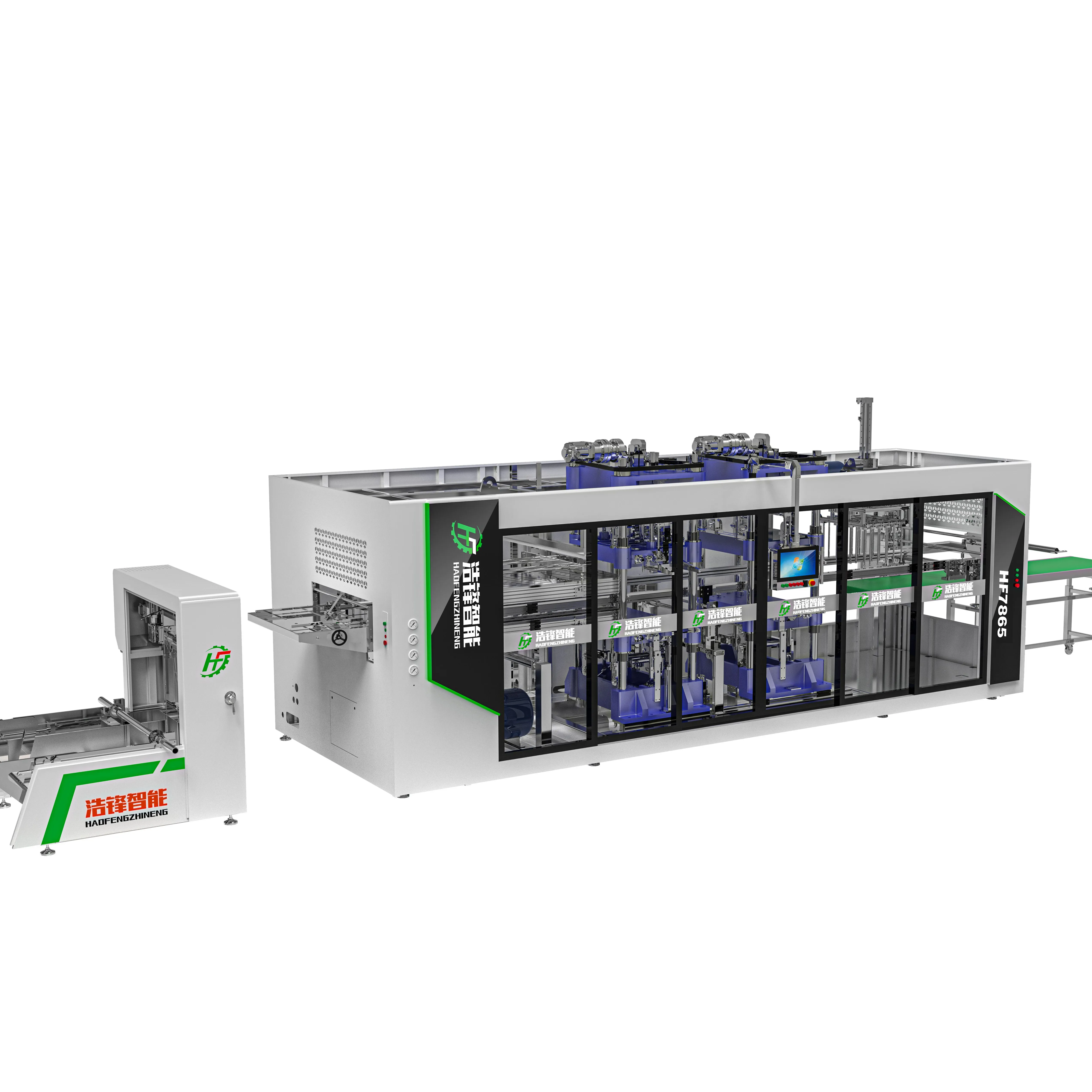 3 estações PET termoformagem máquina PP termoformadora máquina