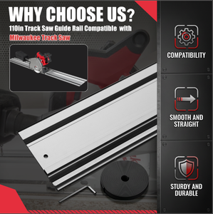 Industrial Grade OEM Guide Rail for Wood Cutting Aluminum Extruded Plunge Track <b>Saw</b> - Product Image 5